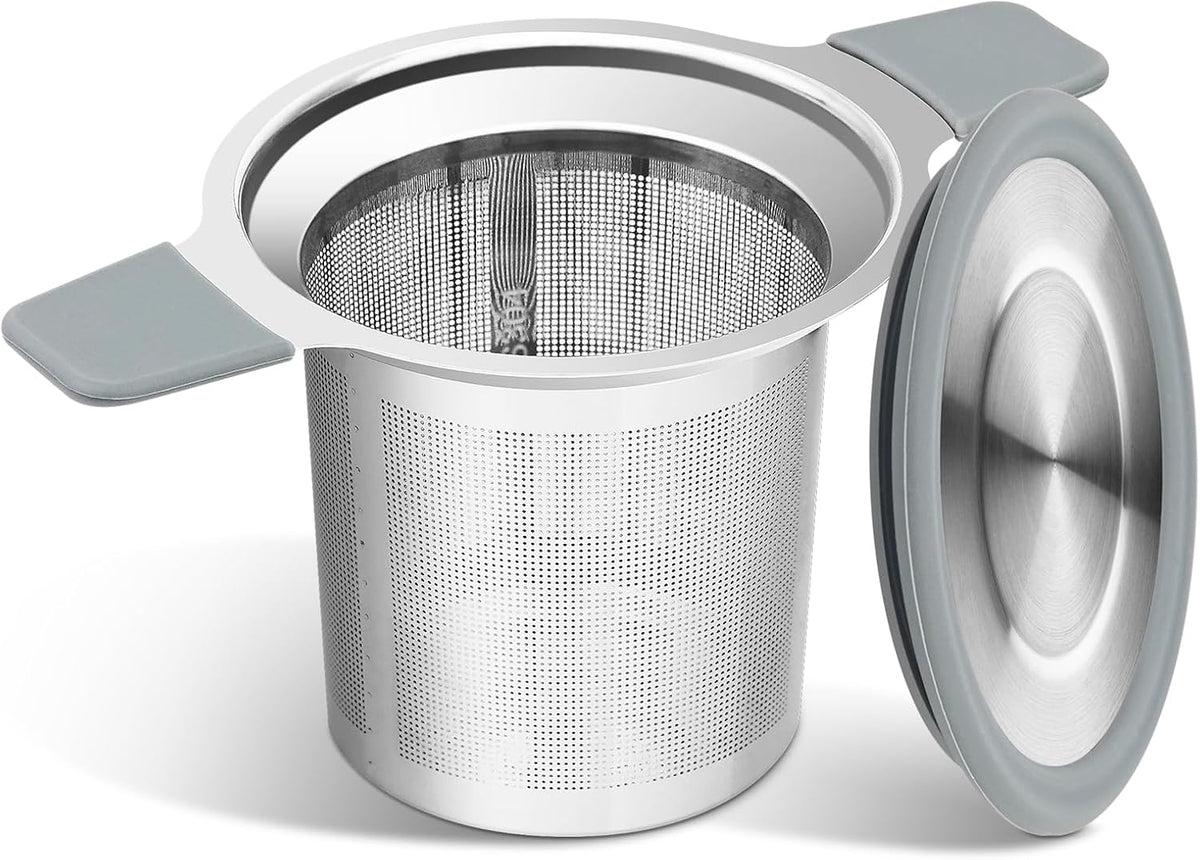 Ohtomber Stainless Steel Fine Mesh Tea Infuser for Loose Leaf Tea