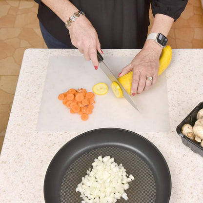 Kitchen Cutting Board | Flexible Chopping Mats | Food Safety | Hanging Hole for Easy Drying | 12x15” Size | Set of 2
