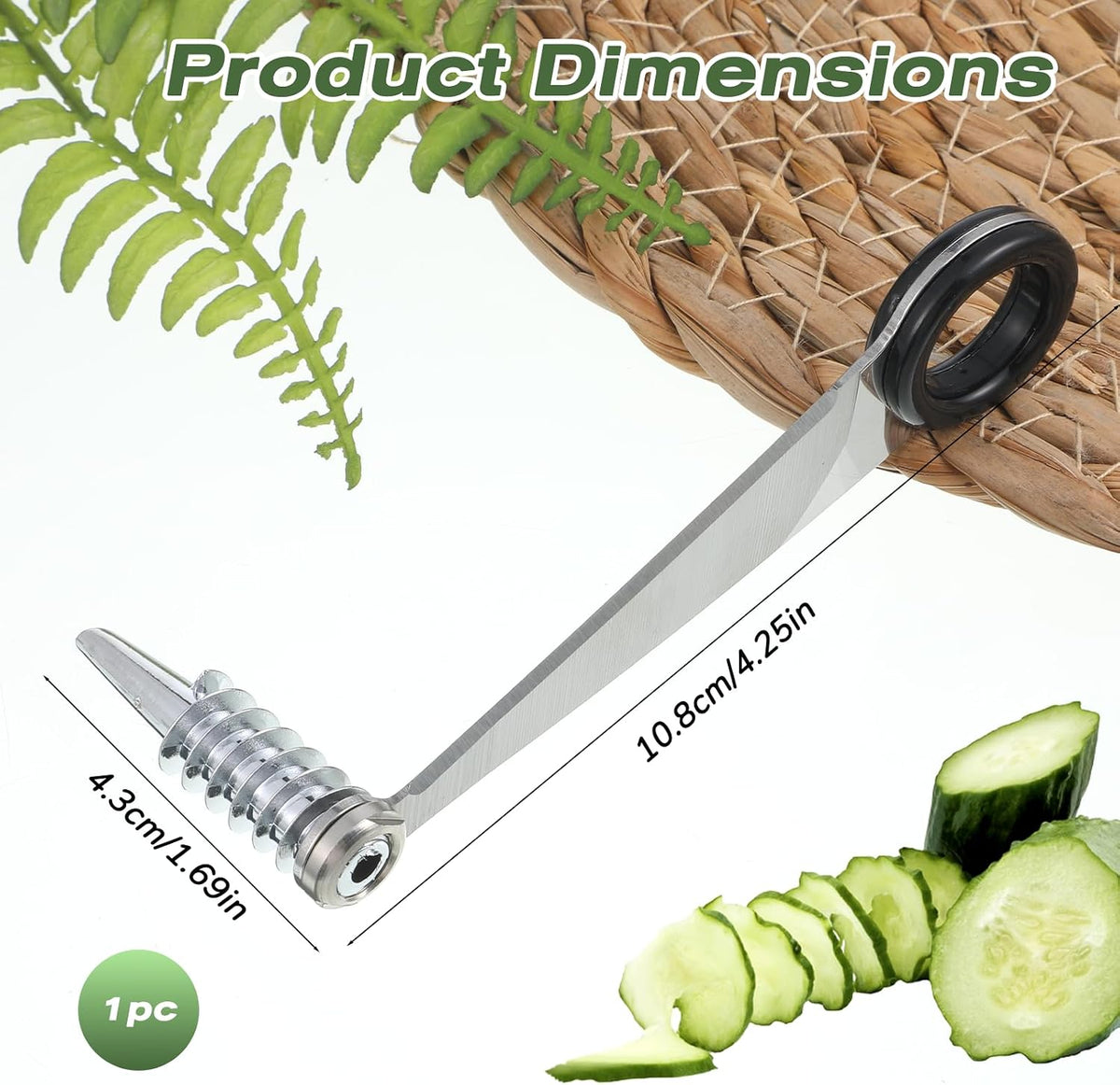 Spiral Potato Cutter, Piranha Spiral Knife Kitchen Accessories Tool