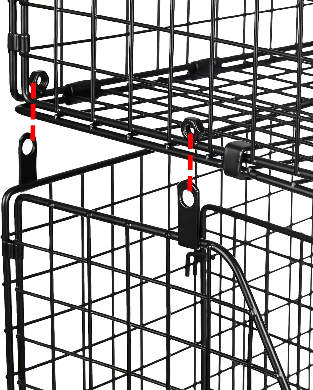 Stacking Can Dispensers 3 Tier with 3 Divider, Large Pantry Can Organizer, Beverage Drink Pop Soda Can Storage Basket, Can Holders for Pantry, Canned Food Rack Wire Bins for Kitchen Cabinet (3-Pack)