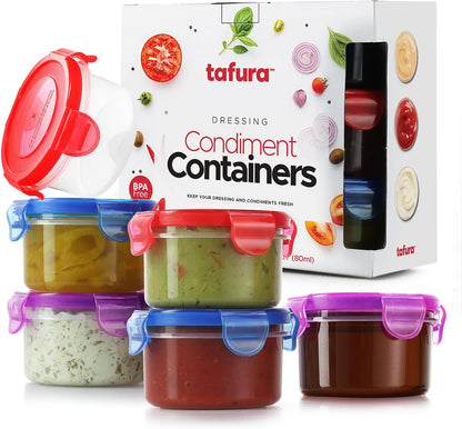 Tafura 10 Pack Leakproof Freezer Containers for Food with Twist Top Lids - 32 Oz BPA Free Reusable Plastic Soup Containers with Screw On Lids - Ideal for Meal Prep, Leftovers & Pantry Organization