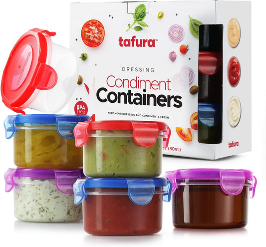 Tafura 10 Pack Leakproof Freezer Containers for Food with Twist Top Lids - 32 Oz BPA Free Reusable Plastic Soup Containers with Screw On Lids - Ideal for Meal Prep, Leftovers & Pantry Organization