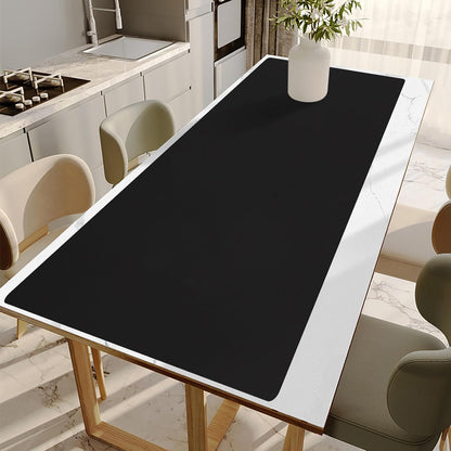 Extra Large Silicone Mats for Kitchen Counter,24"x80"Heat Resistant Mat for Kitchen Island,Waterproof Multipurpose Countertop Protector,New Skin-Friendly Material Table Protector,Freely Cuttable,Black