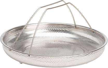Goodful All-In-One Pan Steamer Basket, Premium Stainless Steel Construction, Dishwasher Safe, Perfect for Steaming Vegetables, Full Handle for Easy Use