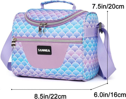 Lunch Bag for Kids Coole Lunch Box Tote for Women Girls Boys Children Student Insulated Bento Bag for School Work Picnic Outdoor Activities