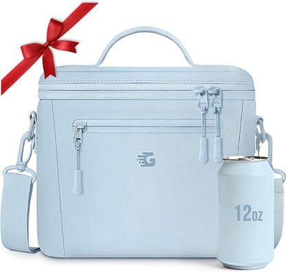 GLORIEROO Insulated Lunch Box Bag Women Girls - Waterproof Leakproof Lightweight Reusable Cooler for School Work Picnic - Back to School