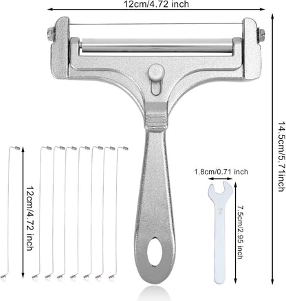 Stainless Steel Wire Cheese Slicer, Handheld Cheese Cutter
