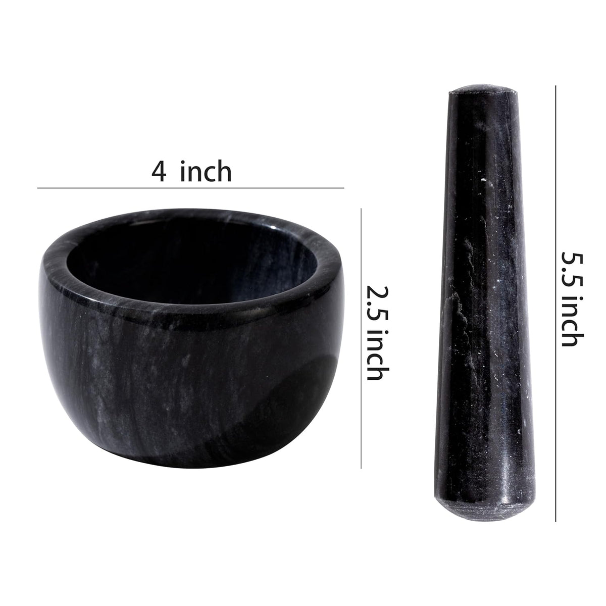 Pill Crusher, Mini Marble and Pestle Set, Pill Crusher Grinder Fine Powder, Arthritic Hands Pill Grinder