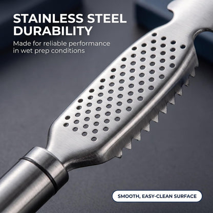 Fish Scales Scraping Tool,Multifunction Stainless Steel Fish Scale Knife Cleaning Kit Scale Peeler Descaler Tool Scaler Remover Scaler Scale Removing Tool,for Quick Easy Fish Scaling Cleaning