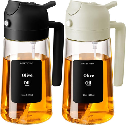 SWEET VIEW Olive Oil Sprayer for Cooking 16oz/470ml