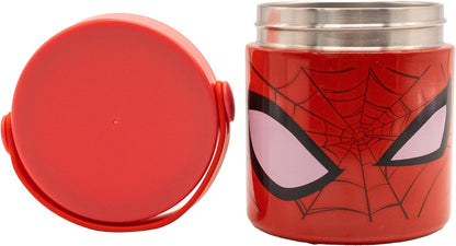 Sanrio Hello Kitty and Friends Insulated Soup Container for Kids | 12oz Thermo Food Jar with Handle Featuring Hello Kitty, Kuromi, Keroppi | Leakproof Stainless Steel Lunch Jar | Ages 3+