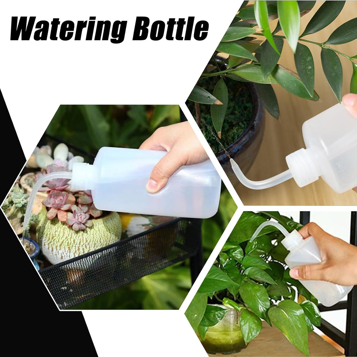 Squeeze Bottles (500ml/16.9oz) Heavy-Duty Squirt Bottle