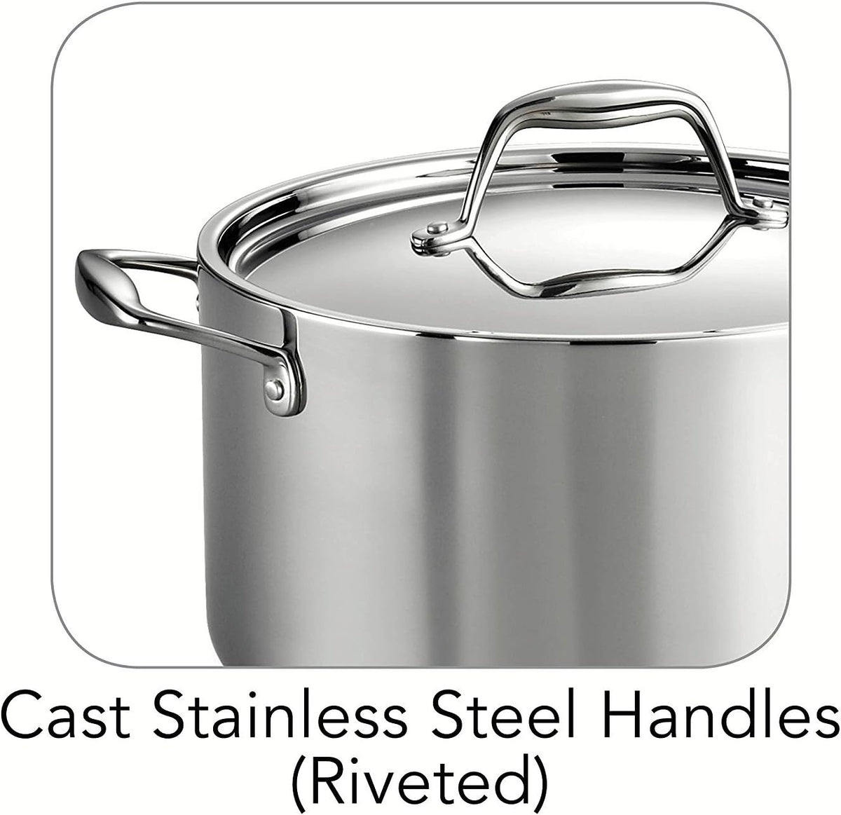 Tramontina Signature Stainless Steel Pasta Strainer Insert for Pot