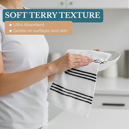 Casa Platino Potholders for Kitchens, 8-Piece – 500°F Heat Resistant Oven Mitts and Pot Holders, Mini Oven Mitt with Silicone Grip, 2 Kitchen Towels & 2 Dish Cloths – Durable & Non-Slip – Canyon Rose