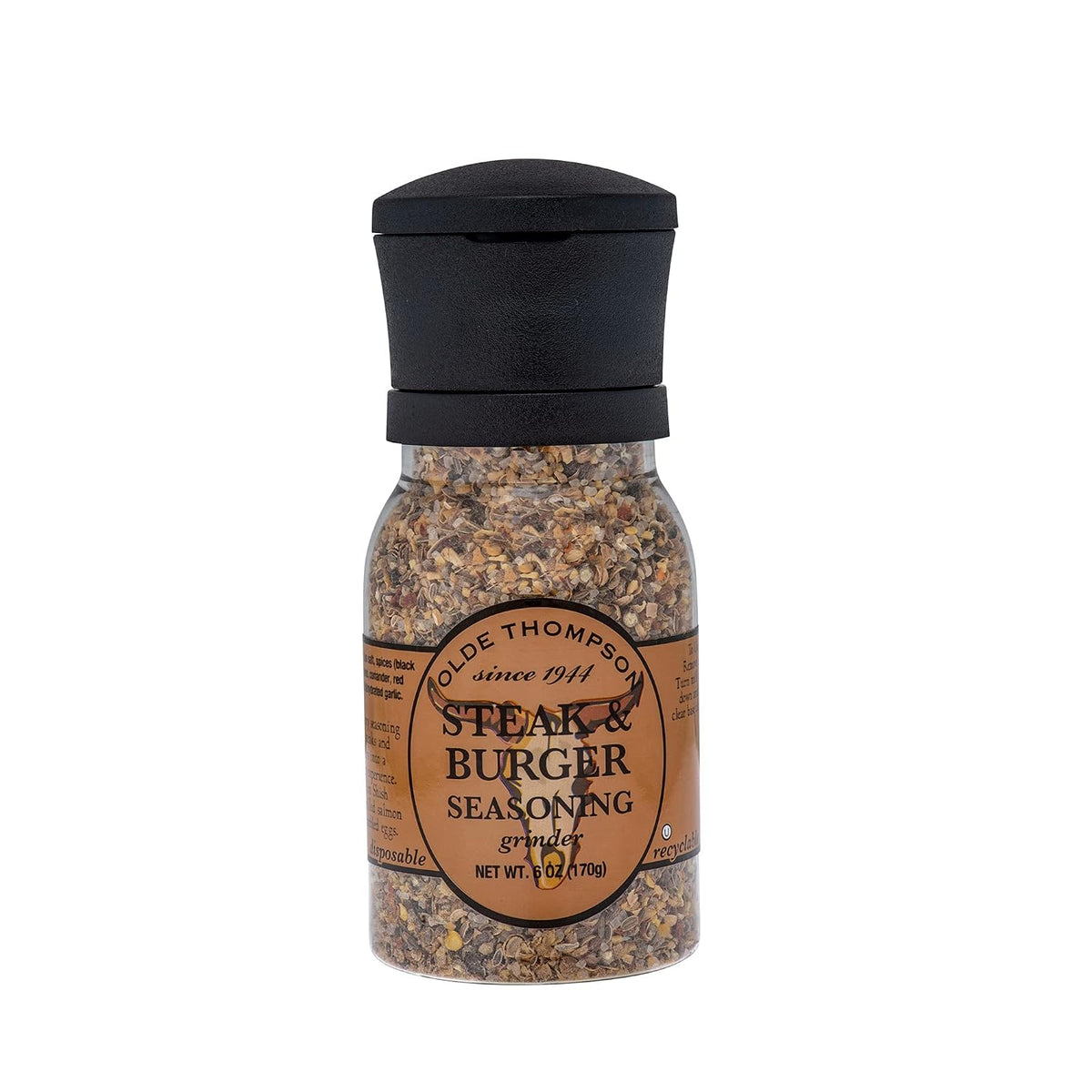 Olde Thompson Himalayan Pink Salt Grinder, 10 Ounce