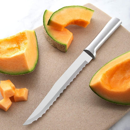 RADA Cutlery Serrated Slicer Knife (R138), Silver