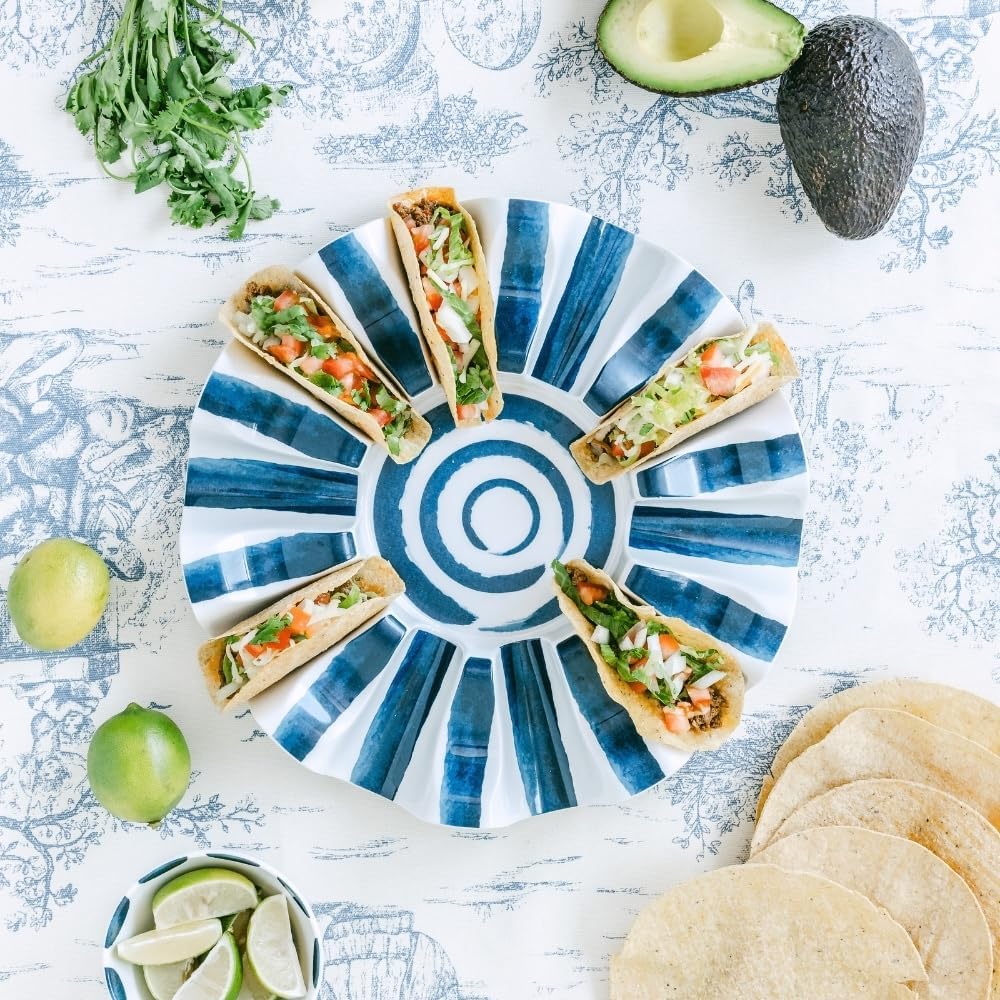 Prepara Talavera Taco Carousel, Red