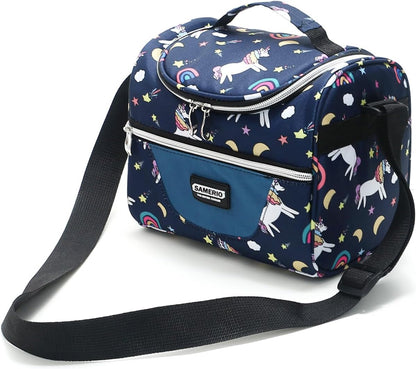 Lunch Bag for Kids Coole Lunch Box Tote for Women Girls Boys Children Student Insulated Bento Bag for School Work Picnic Outdoor Activities