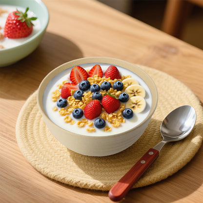 Wrova Wheat Straw Bowls for Kitchen set of 6,Anti-Scald Thick Soup Bowls 40oz,Microwave and Dishwasher Safe Bowl Sets, Unbreakable Cereal Bowl Sets. Vibrant Series