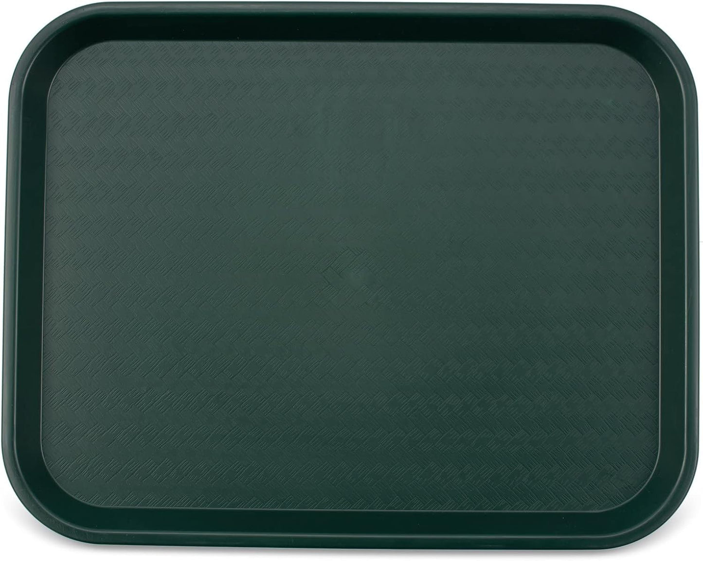 Carlisle FoodService Products Café Cafeteria Tray, Fast Food Tray for Restaurant or Commercial Use, 14" x 18", 1 Count, Black