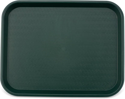 Carlisle FoodService Products Café Cafeteria Tray, Fast Food Tray for Restaurant or Commercial Use, 14" x 18", 1 Count, Black