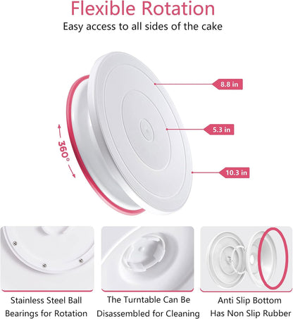 Boyun 138 Cake Decorating Kit, Baking Supplies Tools for Beginners & Pros