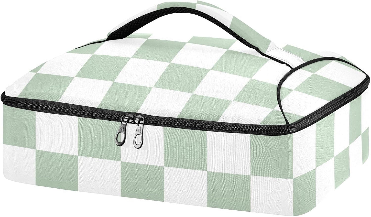 Casserole Carriers for Hot or Cold Food Reusable Casserole Dish Carrier Insulated Thermal Large Capacity Durable Perfect for Party Camping Family Gatherings Yellow Fish - Colors B