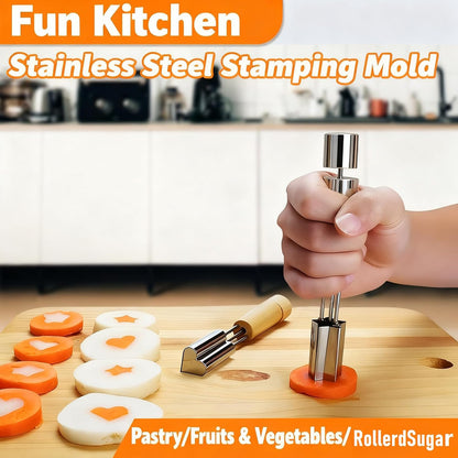 Vegetable Cutters Shapes, Mini Pie Cookie Biscuit Mold, Cupcake Corer Tool