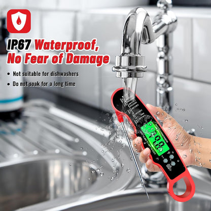 Meat Thermometer Digital, Instant Read Digital Meat Thermometer
