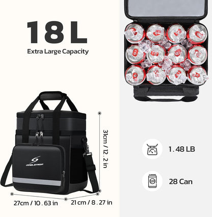 Maelstrom Lunch Box for Men,Insulated Lunch Bag Women/Men,Leakproof Lunch Cooler Bag, Lunch Tote Bag