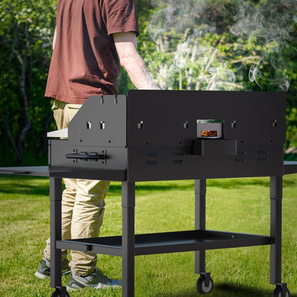 28 Inch Griddle Wind Guard/Screen and Warming Rack for Blackstone, Accessories Kit (For 28")
