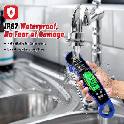 Meat Thermometer Digital, Instant Read Digital Meat Thermometer