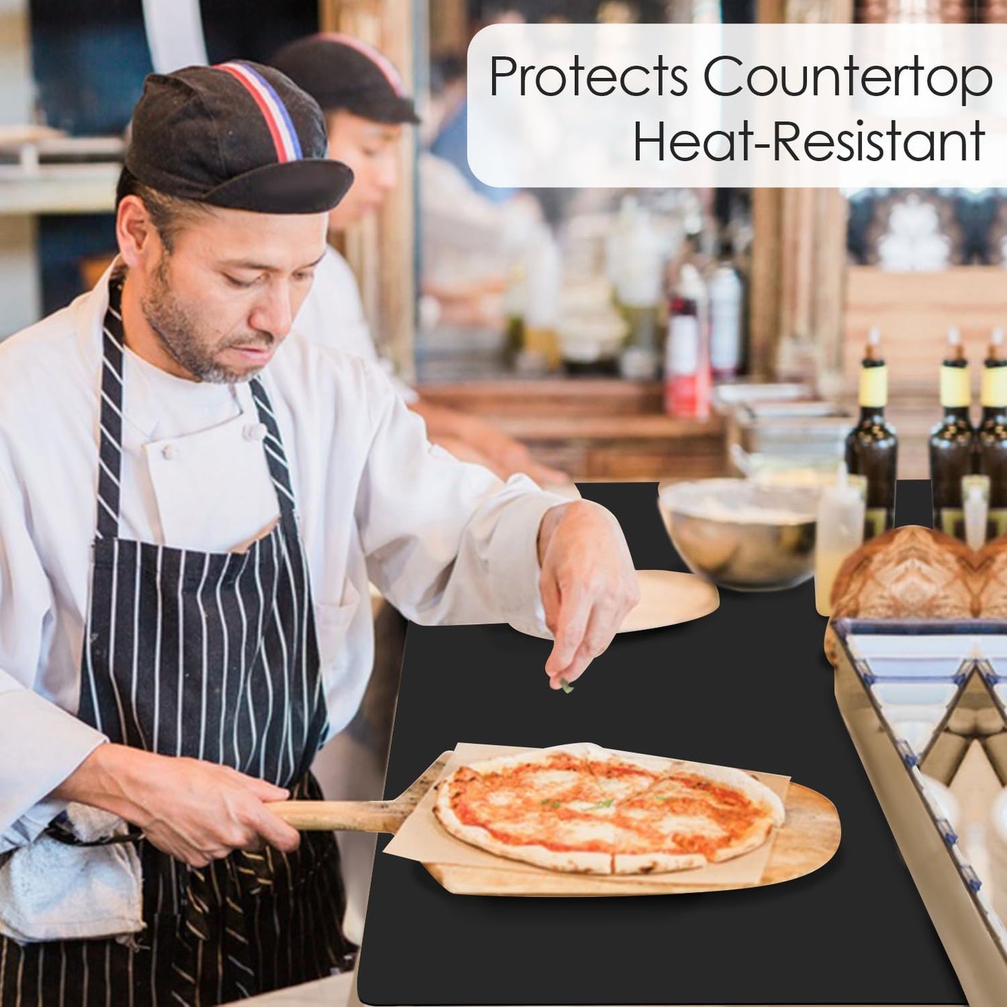 Extra Large Silicone Mats for Kitchen Counter, 27.6'' x 19.7'' Nonskid Silicone Placemats for Kids, Nonstick Purple Silicone Mat for Baking Crafts, Silicone Dab Mat Heat Resistant, 1Pack - Colors B