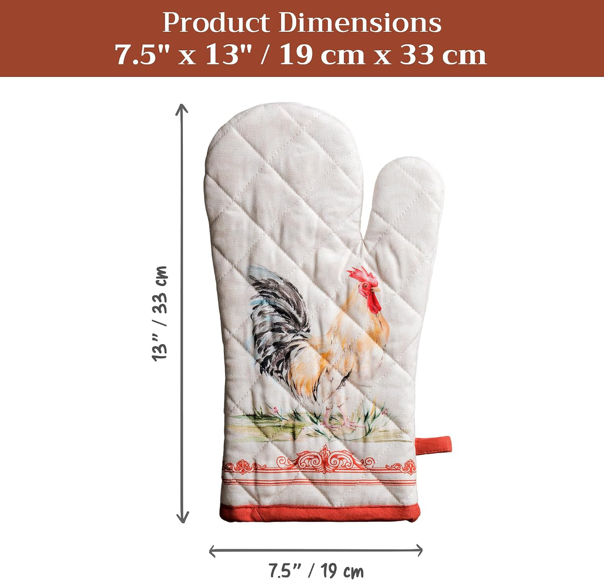 Maison d' Hermine Pot Holders 100% Cotton Potholders (8" x 8") - Colors B