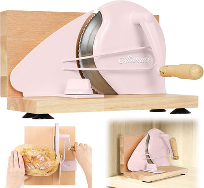 Manual Bread Slicer for Homemade Bread,Even Slicing from Thin to Thick