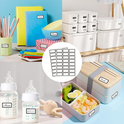 Removable Freezer Labels Stickers, 1 x 3 Inch Blank Removable Freezer Labels Food Storage Stickers, Date Label Waterproof Oil Resistant Easy Clean No Residue- 250 Sheets