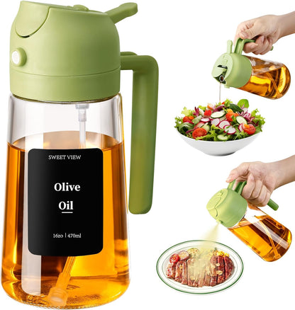 SWEET VIEW Olive Oil Sprayer for Cooking 16oz/470ml