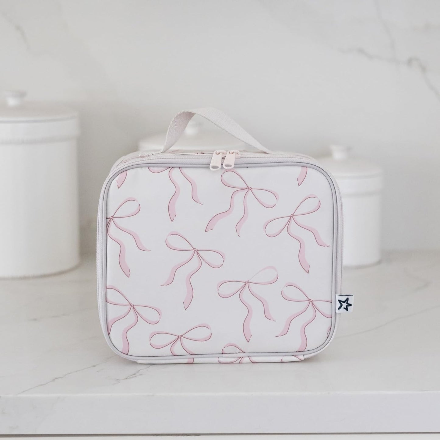Tiny Twinkle Insulated Lunch Box for Girls and Boys | Durable and Reusable for School & Travel | Ages 3 and Up | Waterproof and Easy to Clean | PFAs and BPA Free（Boho Rainbow）
