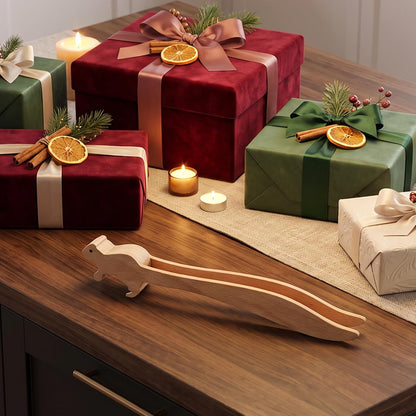 Toast Tongs Wooden, Mini Wooden Food Tongs with Ergonomic Curved Handle, Heat-Resistant Serving Tongs for Bread, Fruit, Cheese and Appetizers