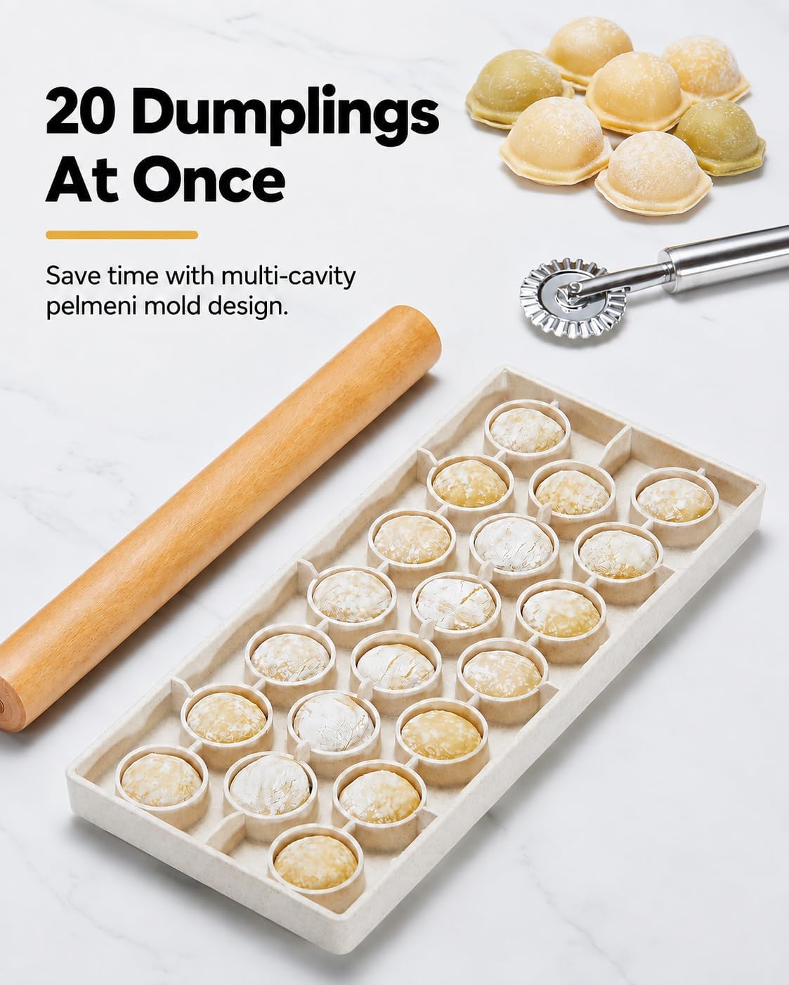 Russian Pelmeni Maker Mold, Ravioli Maker Dumplings Mold