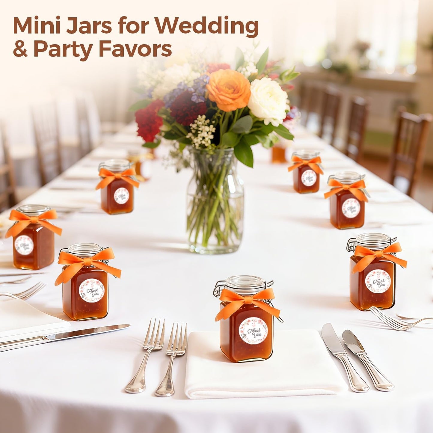 ComSaf Set of 3 Square Glass Jars with Airtight Lids (51 Oz) — Wire Clamp Canisters for Small-Batch Pickling, Kimchi, Bulk Dry Food, Wide Mouth Space Saving Kitchen Pantry Organization Jars