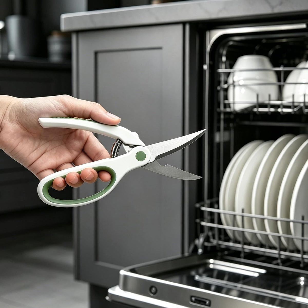 Linoroso Poultry Shears with Magnetic Holder Kitchen Shears Heavy Duty