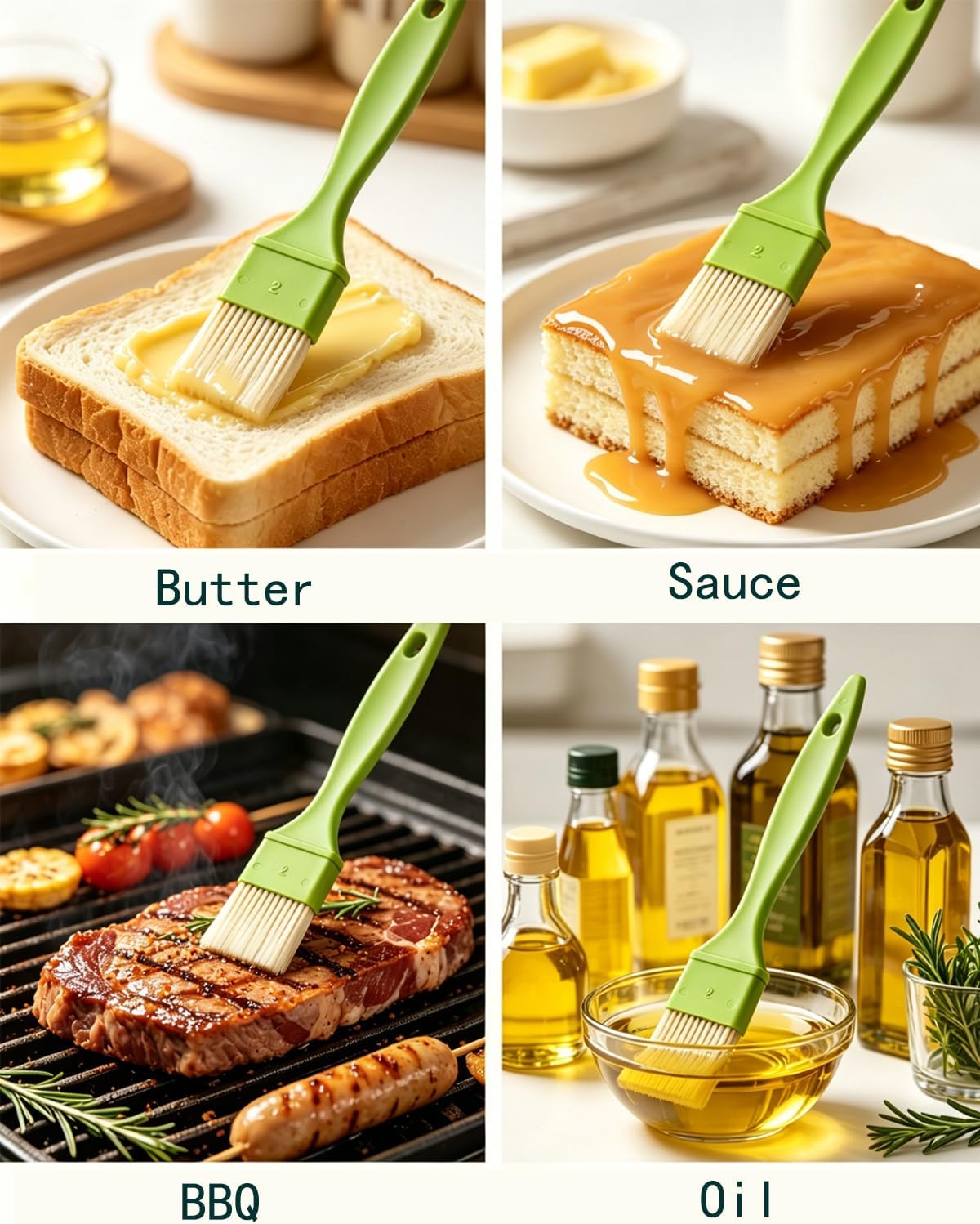 Pastry Brush, Food Grade Basting Brush for Cooking and Baking
