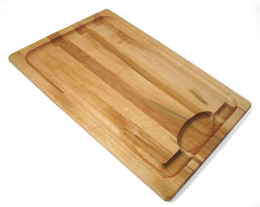 J.K. Adams Farmhouse Maple Carving Board, Juice Groove, 20" x 14" x 3/4"