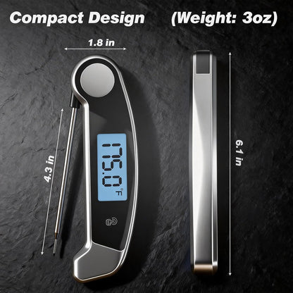 Oven Thermometer 2.75-Inch Dual Scale, 50-300°C/100-600°F, NSF 2‑Pack