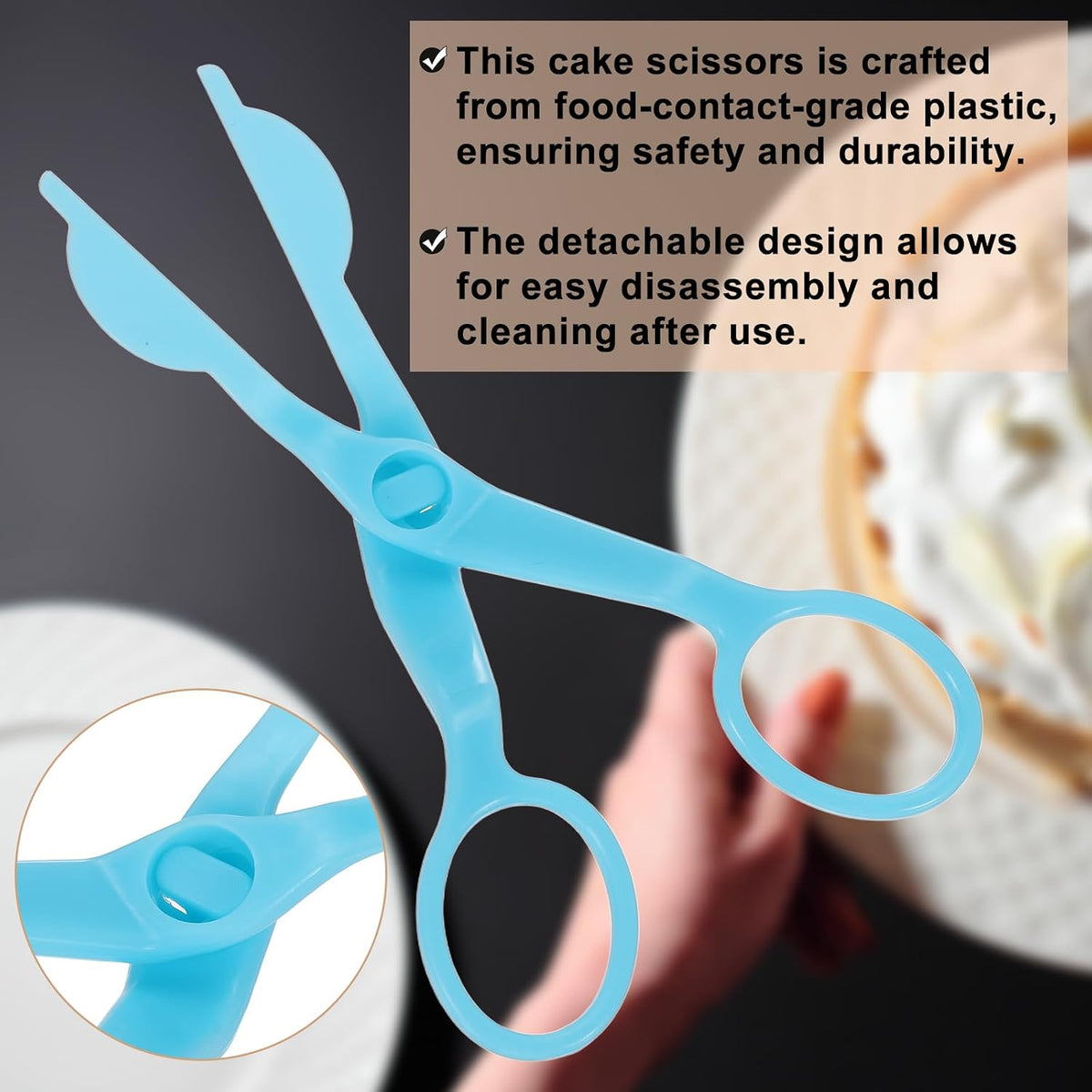 uxcell 3Pcs Flower Lifter Cake Decorating 5.1x2.2" Fondant Tool Purple