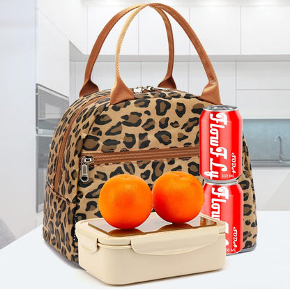 FlowFly Insulated Lunch Cooler Bag - Tote Bag Organizer for Women/Men, Black - Colors A