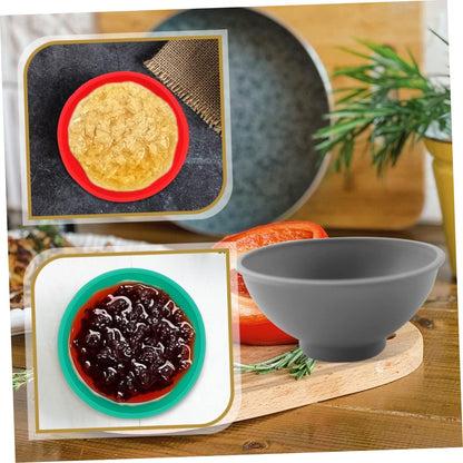 4 Pcs Mini Silicone Condiment Bowls Small Seasoning Dishes Sauce Bowls for Serving Cooking and Meal Prep
