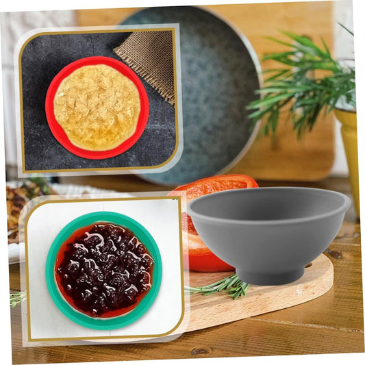 4 Pcs Mini Silicone Condiment Bowls Small Seasoning Dishes Sauce Bowls for Serving Cooking and Meal Prep