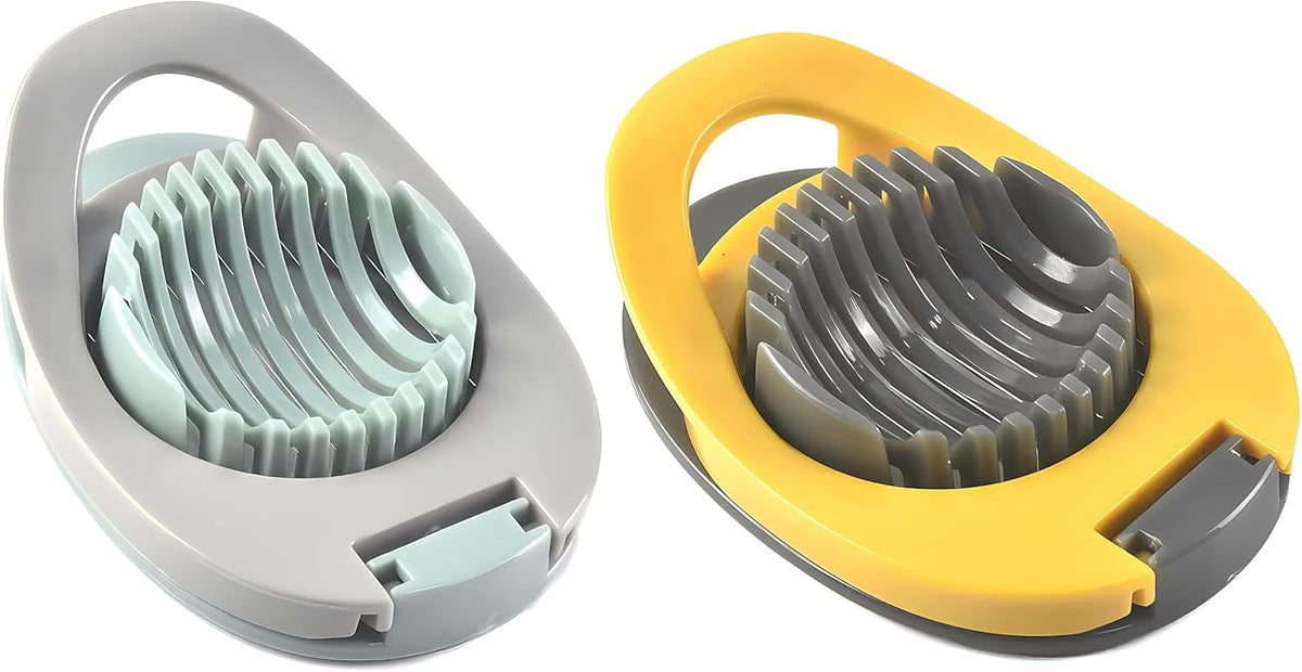 Egg Slicer, 2-Pack Stainless Steel Wire for Eggs & Fruits